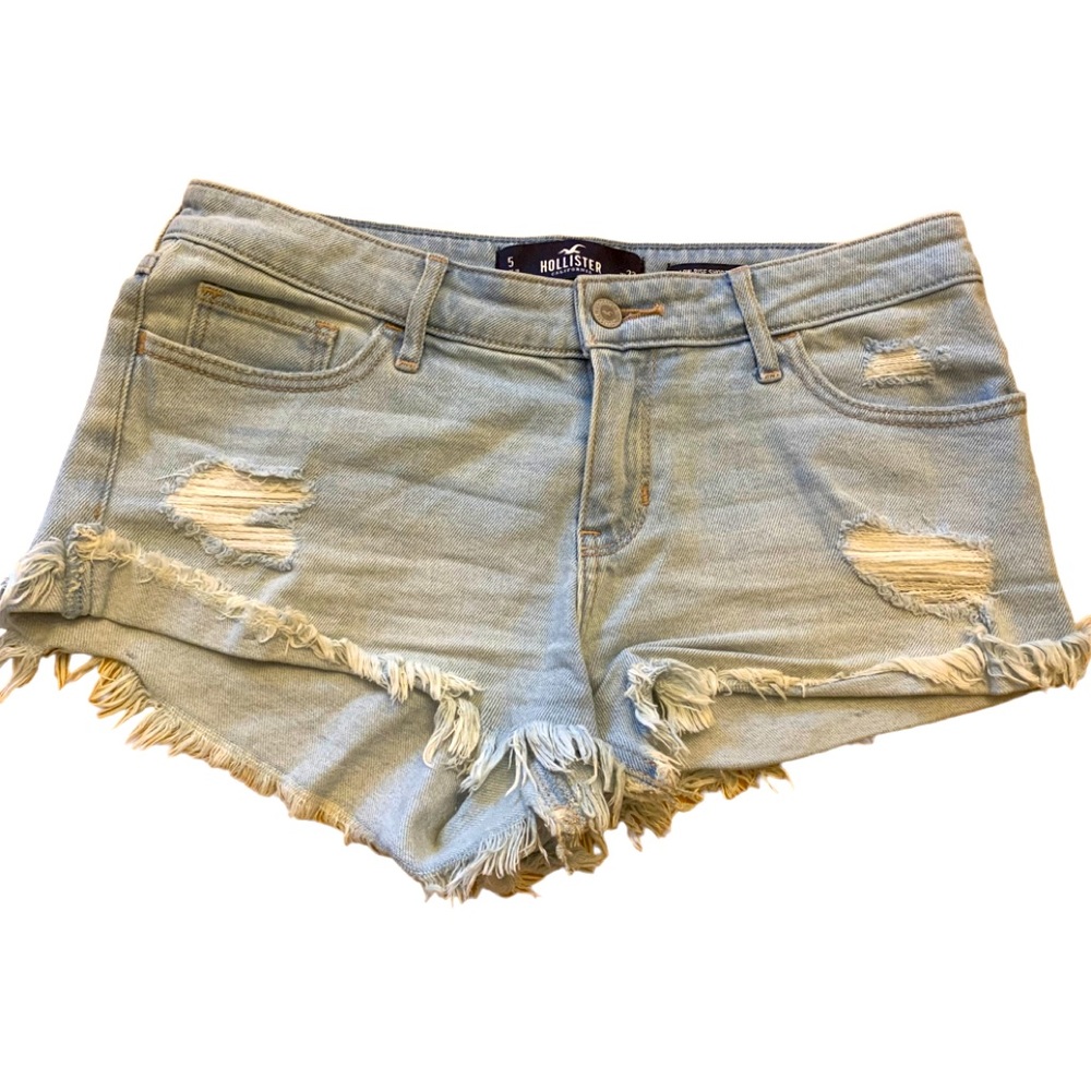 Hollister Ripped Denim Shorts